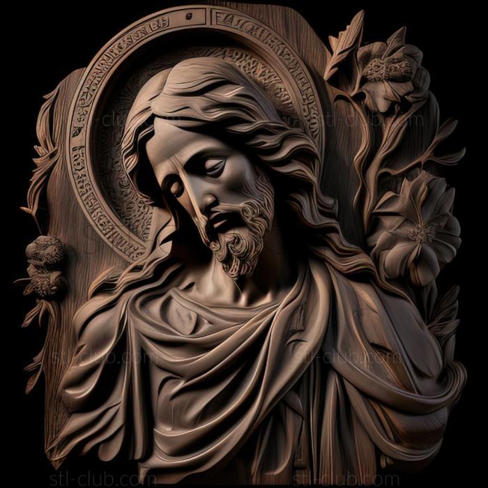 3D model st jesus (STL)